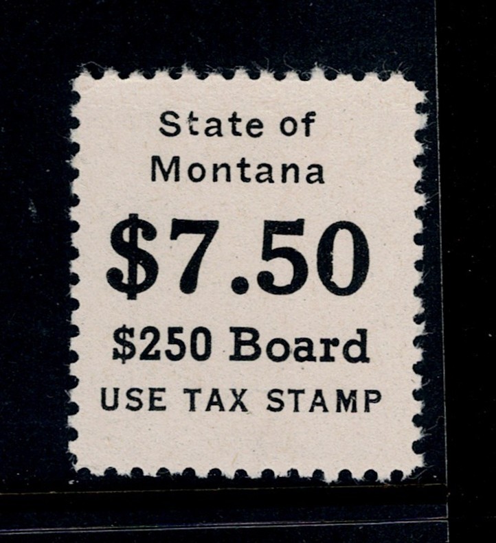 MT punchboard PB8 $7.50 MNH VF