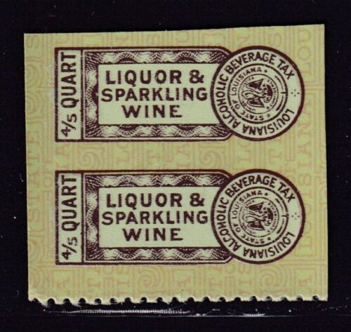 LA liquor L39 4/5 qt. MNH VF, pair