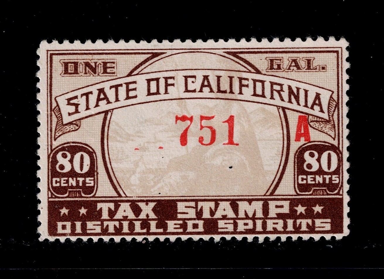 CA liquor L7 80c unused NG F-VF