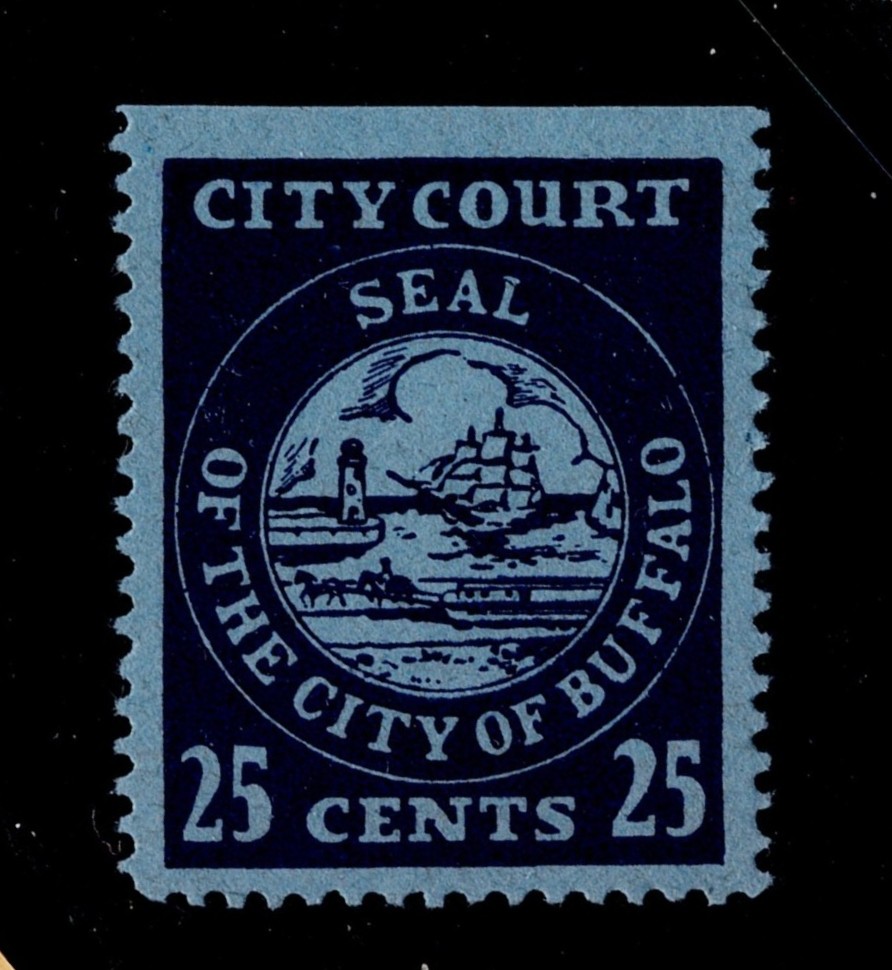 NY local 25c Buffalo court fee MNH VF