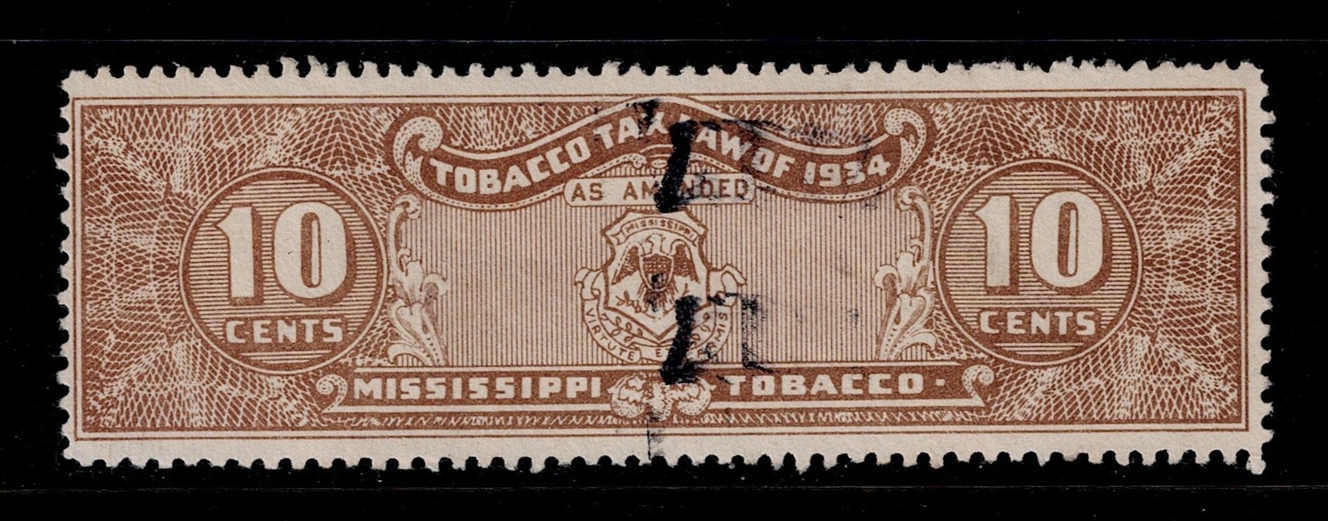 MS tobacco T106 10c U F-VF