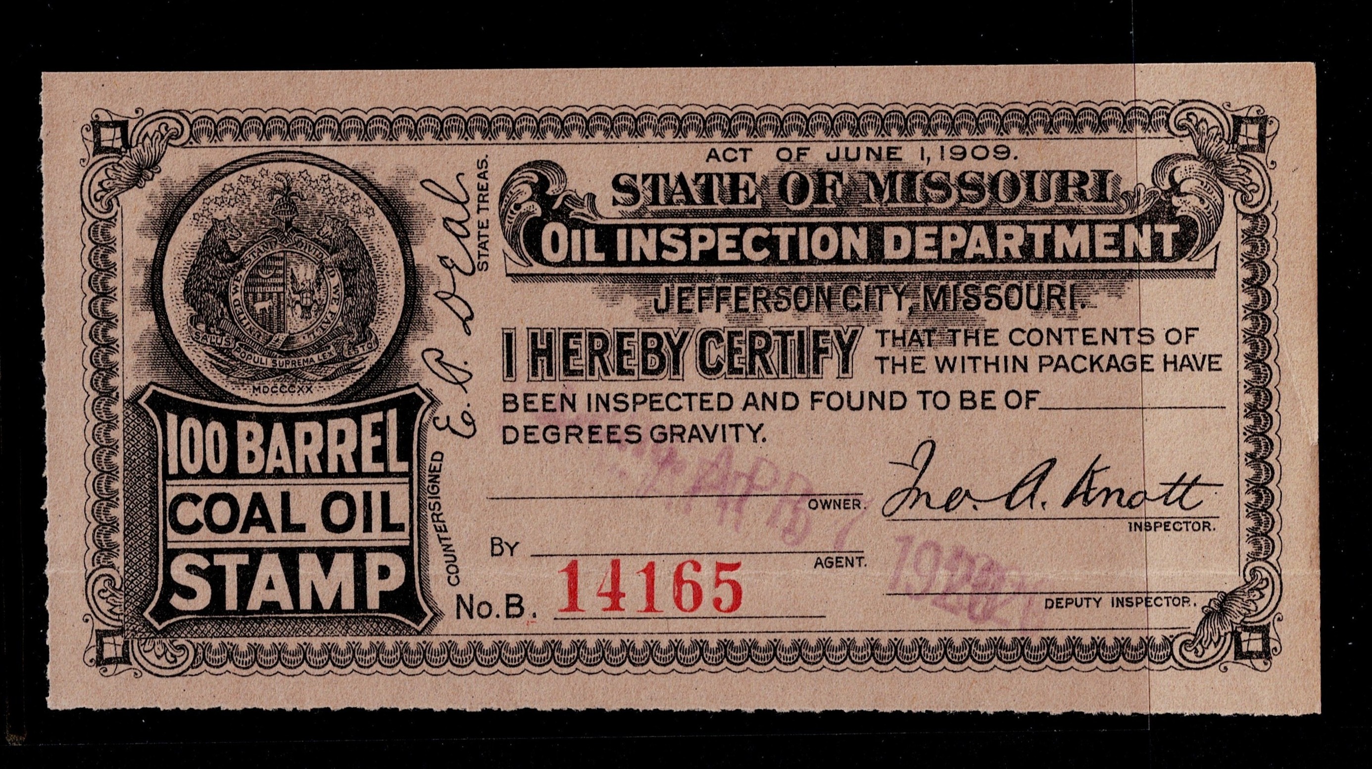 MO kerosene K36 100 bbl. U VF