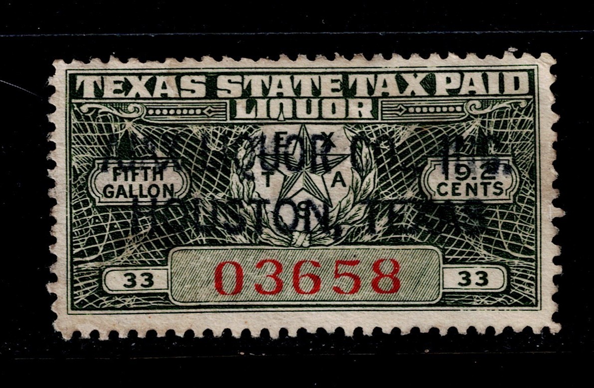 TX liquor L19 19.2c U VF