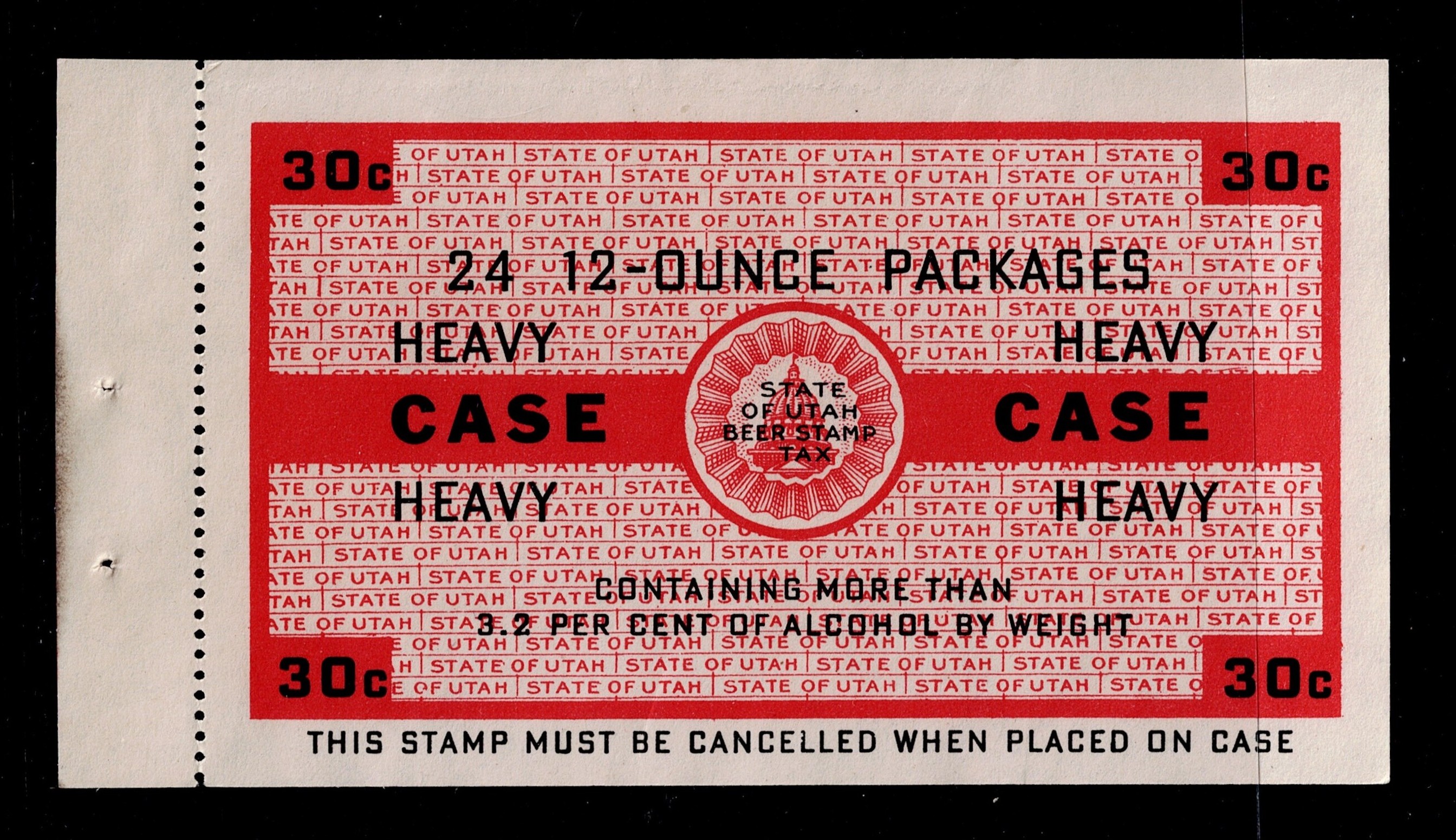 UT beer B21 30c MNG VF