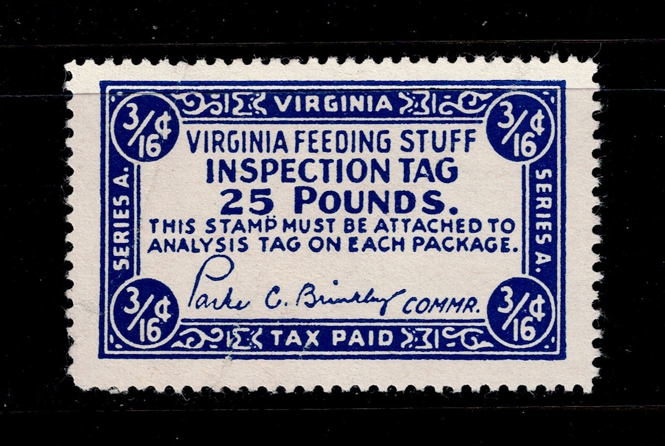 VA feed FE40 3/16c MNG VF