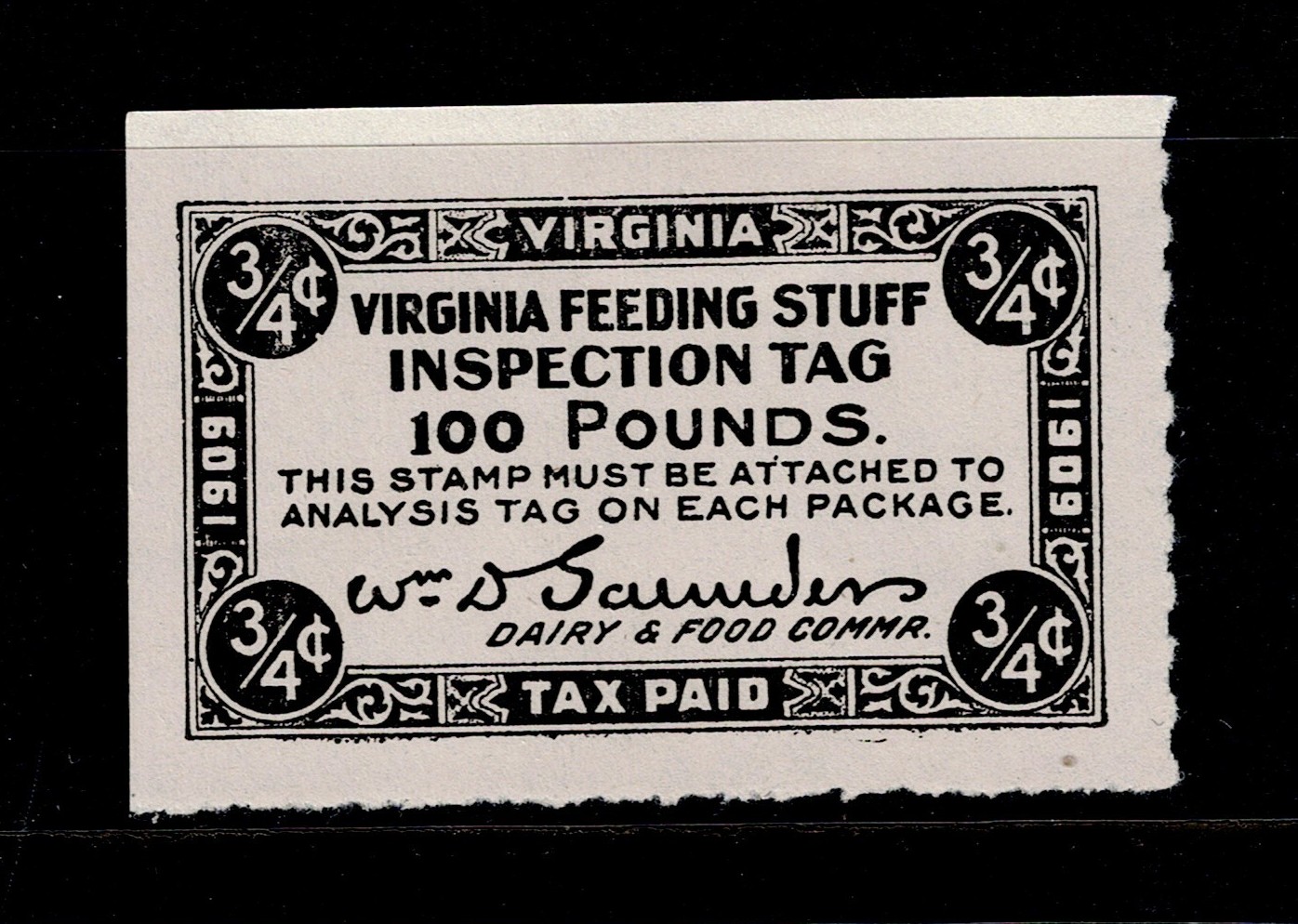 VA feed FE3 3/4c MLH VF