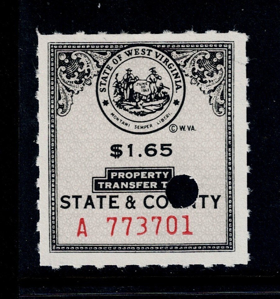 WV documentary D8S $1.65 MNGH VF